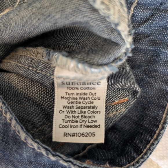 Sundance Womens 4 Jolienne Denim Cargo Joggers Pants 100% Cotton Casual Bohemian - Picture 8 of 8